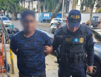 Capturan a asaltante en zona 9 y recuperan dinero robado durante operativo policial