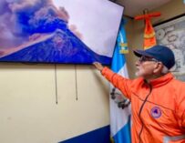 Escuintla declara alerta roja por incremento de actividad del volcán de Fuego