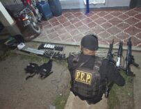 Capturan a cinco hombres con armas, granadas y municiones en Alta Verapaz