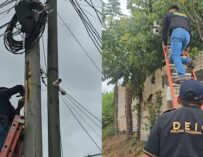 PNC retira cámaras instaladas de forma ilegal en Ciudad Quetzal