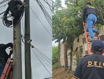 PNC retira cámaras instaladas de forma ilegal en Ciudad Quetzal