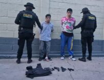 Capturan a dos hombres tras enfrentamiento con la PNC en Jalapa