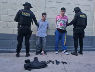 Capturan a dos hombres tras enfrentamiento con la PNC en Jalapa