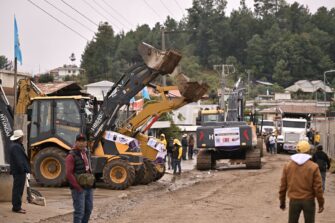Construyen 35 kilómetros de carretera entre San Marcos y Huehuetenango