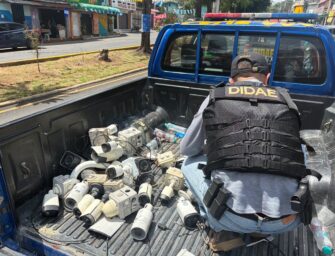 Retiran 32 cámaras instaladas de forma irregular en zona 21