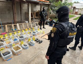 Incautación en narcolaboratorio de San José Pinula supera los Q159 millones