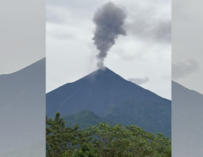 Volcán de Fuego registra hasta ocho explosiones por hora