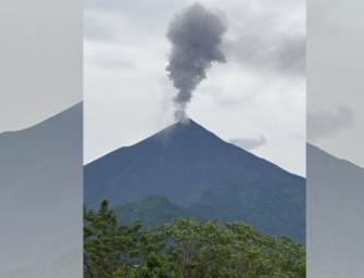 Volcán de Fuego registra hasta ocho explosiones por hora